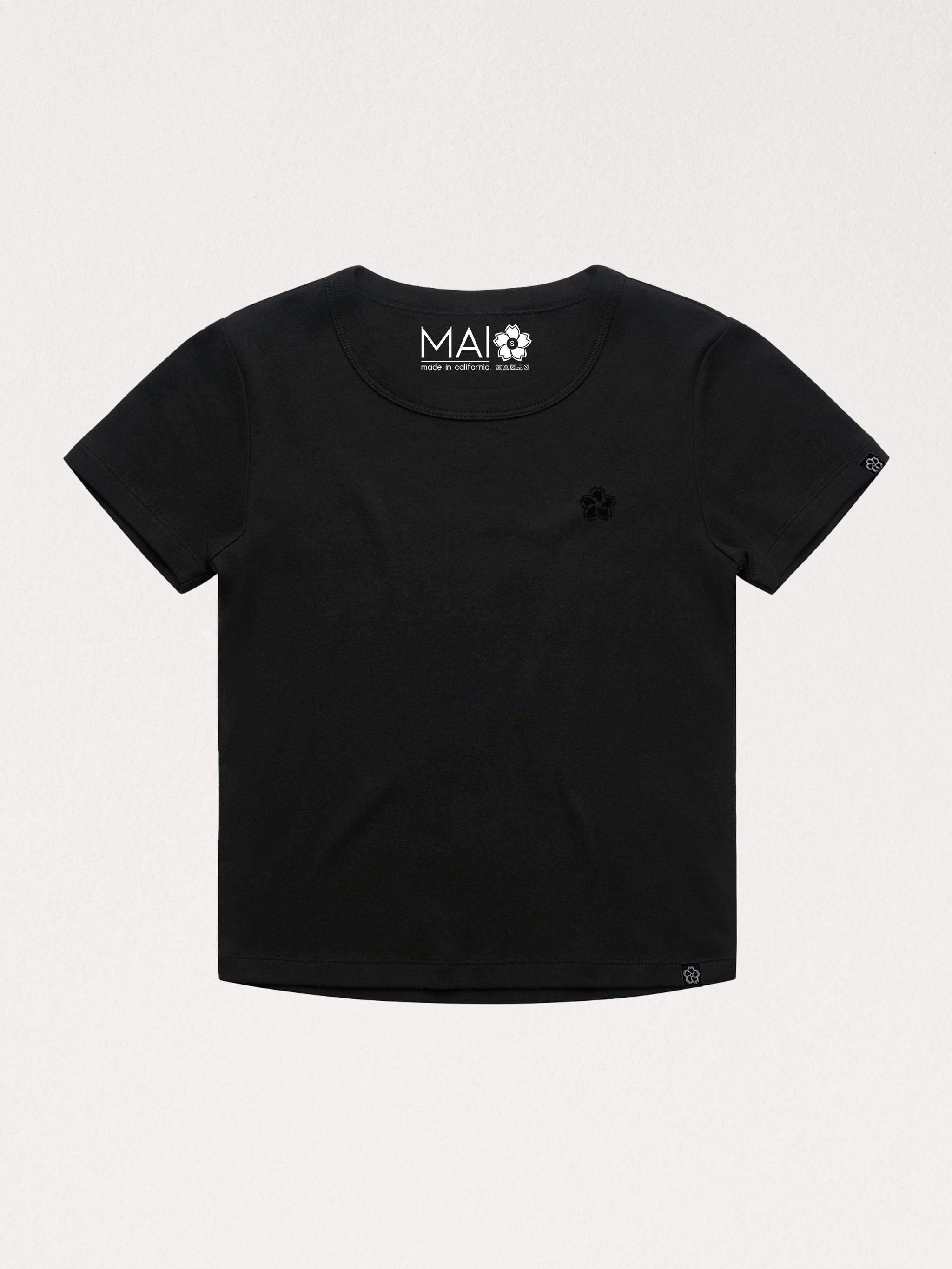 Organic BB Tee | Blackout ❀