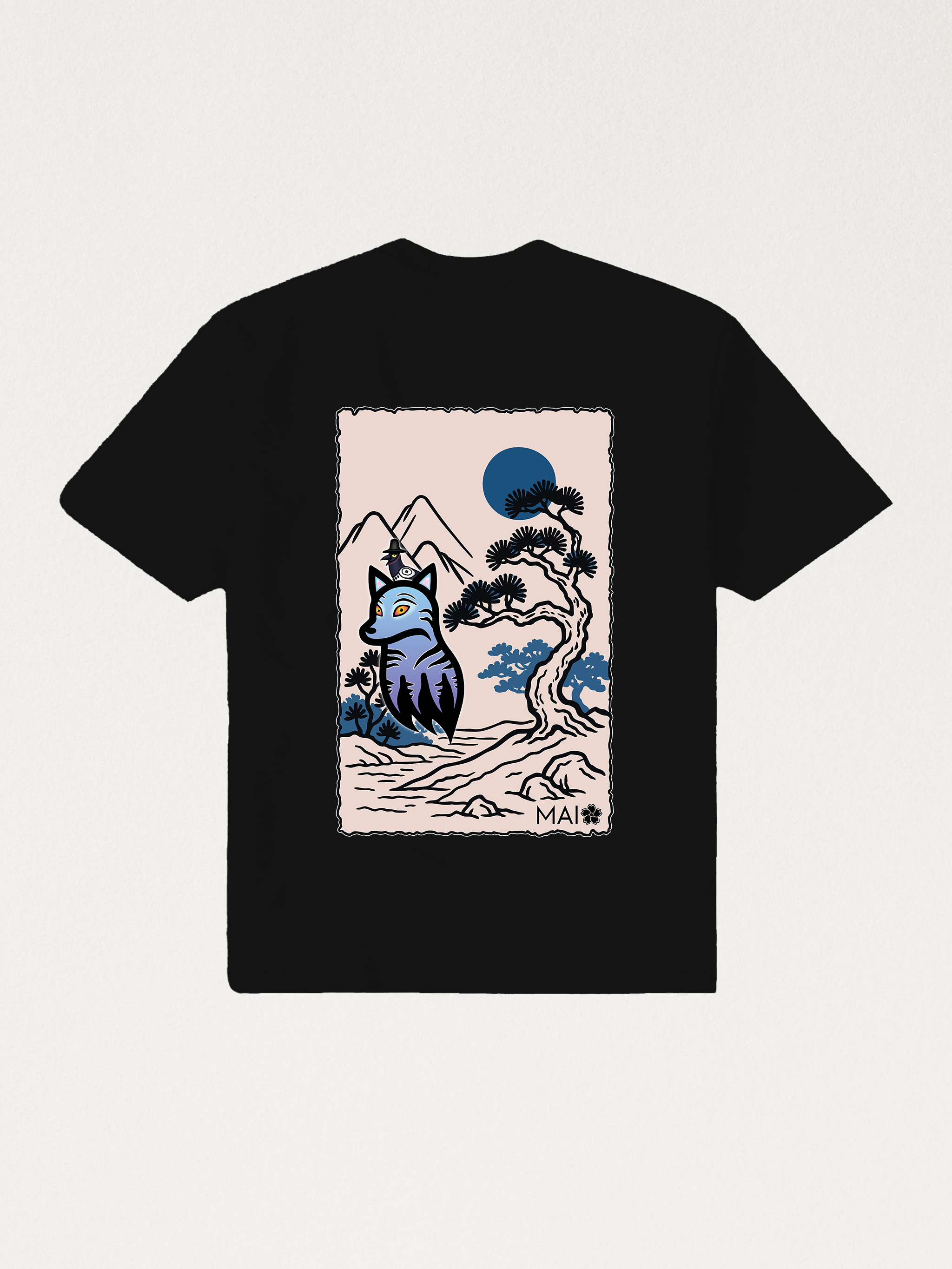 Ghost Mika x 호작도 Limited Edition Tee | Black