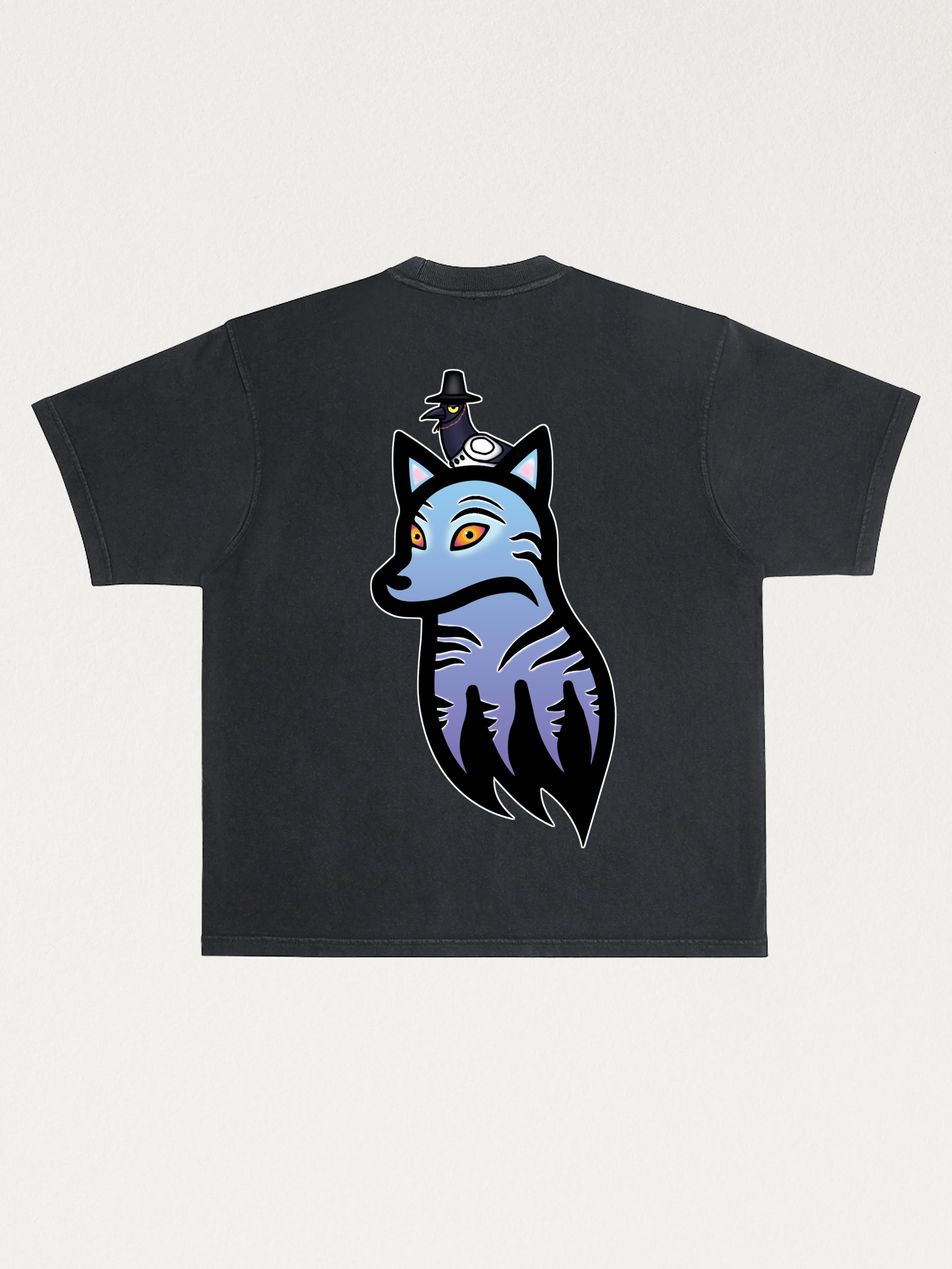 Ghost Mika x 호랑이 Limited Edition Tee | Vintage Black